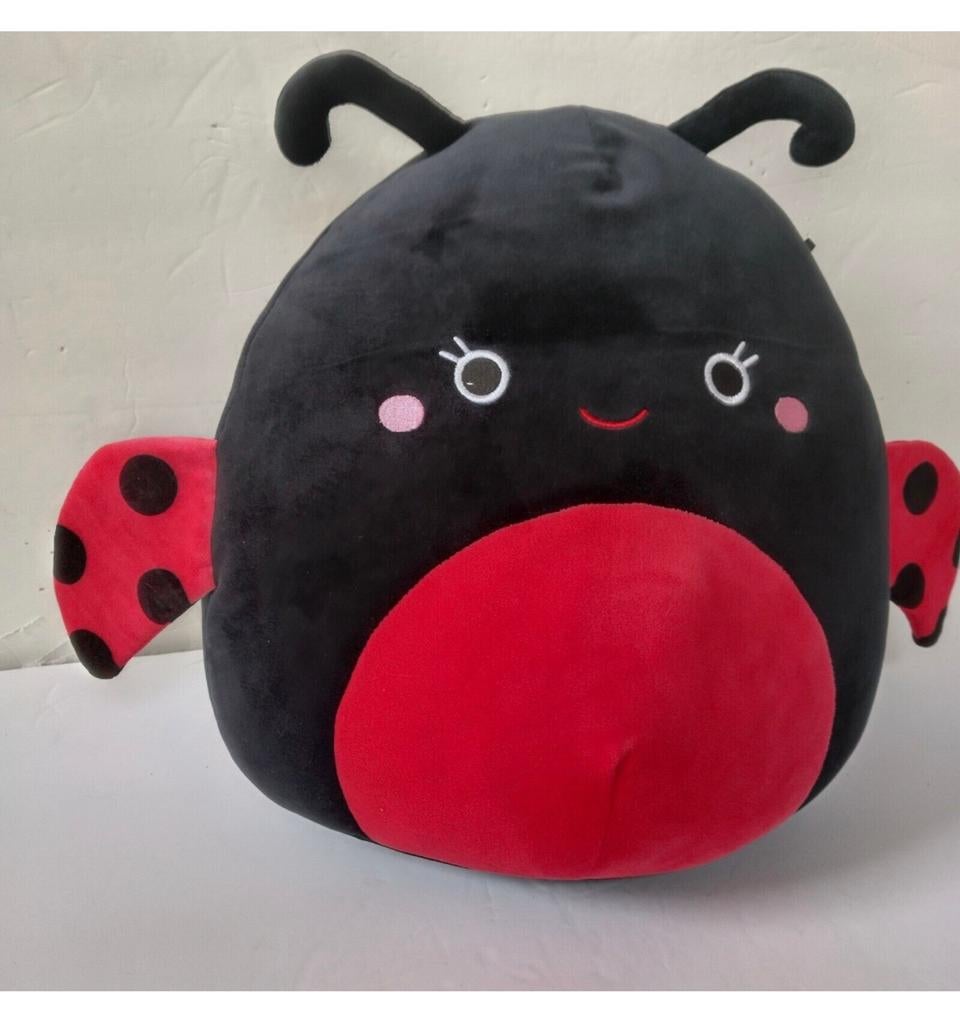 Squishmallow pluche 10” 27cm - Trudy het lieveheersbeestje, Overige typen, Ophalen of Verzenden, Zo goed als nieuw, H