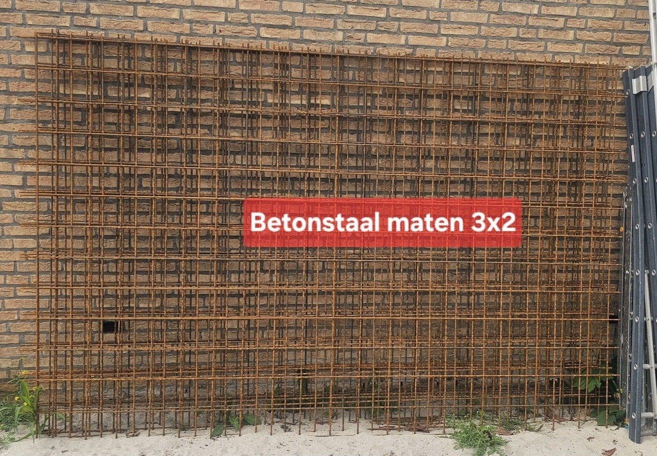 Betonstaalmatten 6 stuks 3 x 2 mtr,  8 mm dik15/15, Ophalen, Nieuw, Overige typen