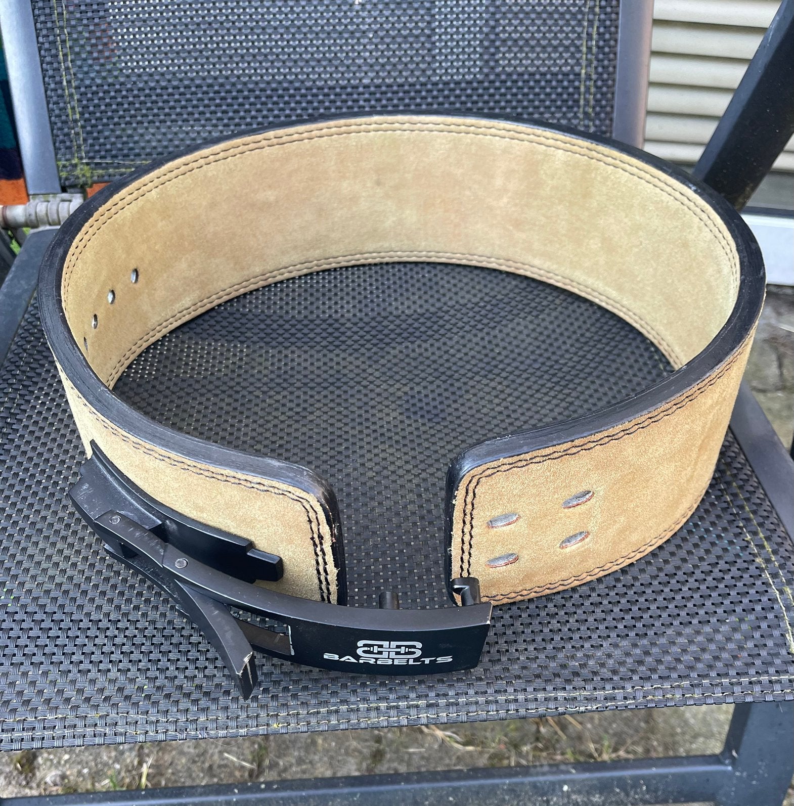 BARBELTS Lever Belt - Powerlift Riem, Sport en Fitness, Ophalen of Verzenden, Zo goed als nieuw