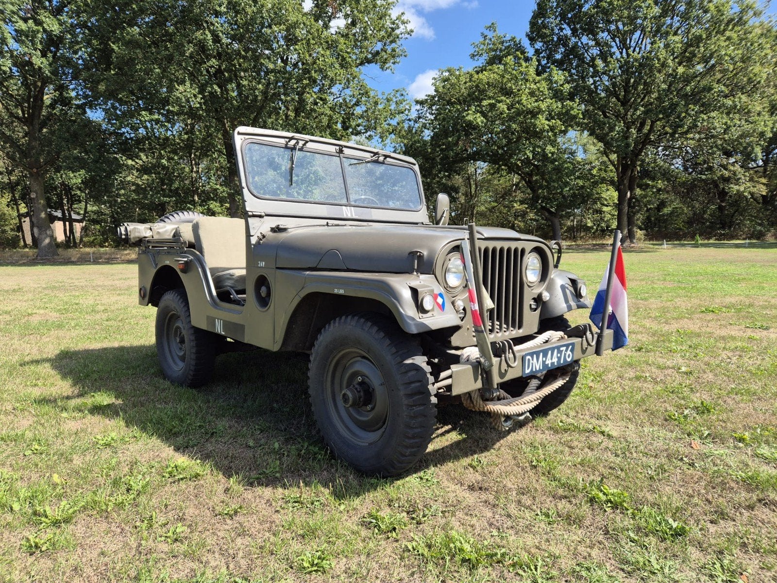 Nekaf Jeep M38A1 1955, Ophalen