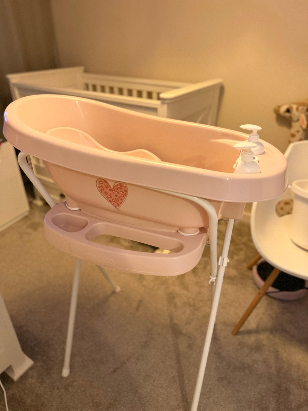 Bebe-jou babybad met babyzitje en luieremmer, Ophalen, Zo goed als nieuw, Badje, Bébé-jou