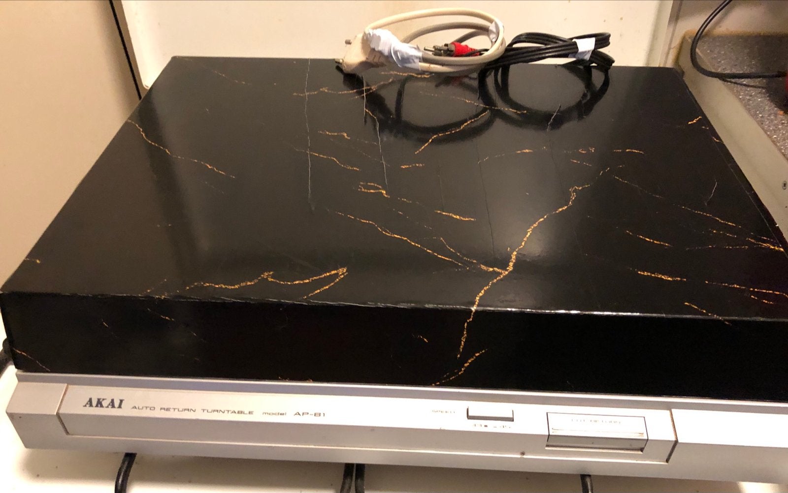 Akai AP-B1 Platenspeler uit 1980 in goede staat, Ophalen of Verzenden, Gebruikt, Platenspeler, Akai