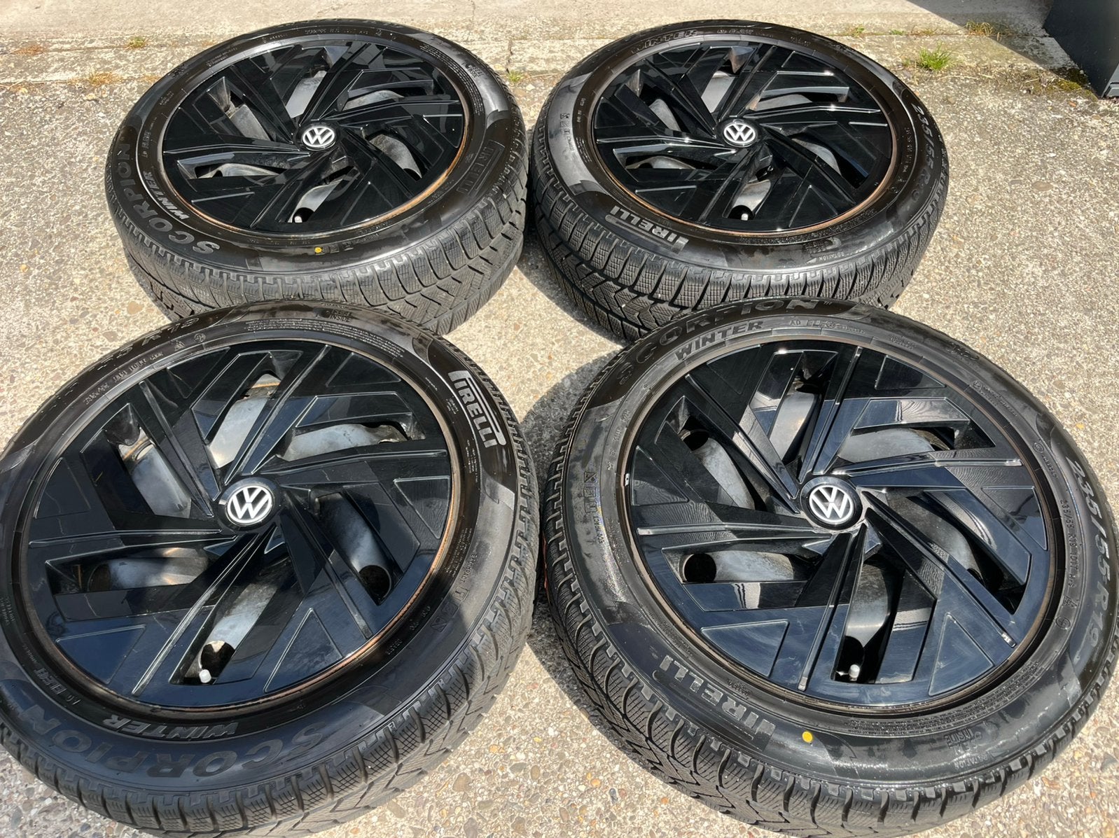 19” originele VW ID 4 ID 5 ID 6 winter velgen 7MM, Winterbanden, Vw, Band(en), Vw
