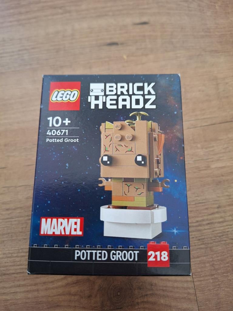 LEGO BrickHeadz 40671 Potted Groot Marvel, Marvel, Lego, Nieuw, Ophalen of Verzenden
