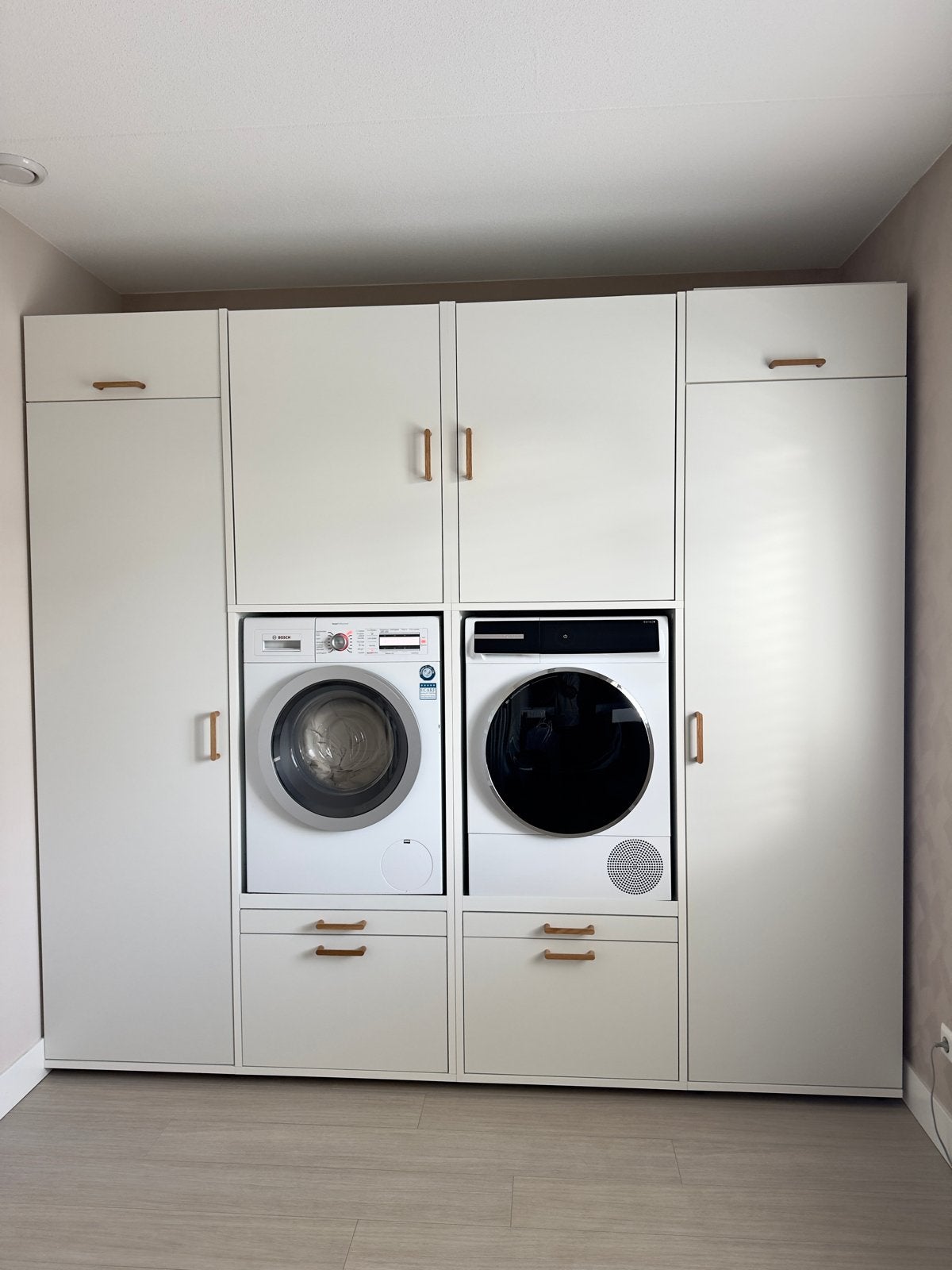 Complete waskast voor wasmachine en droger, Ophalen, Zo goed als nieuw