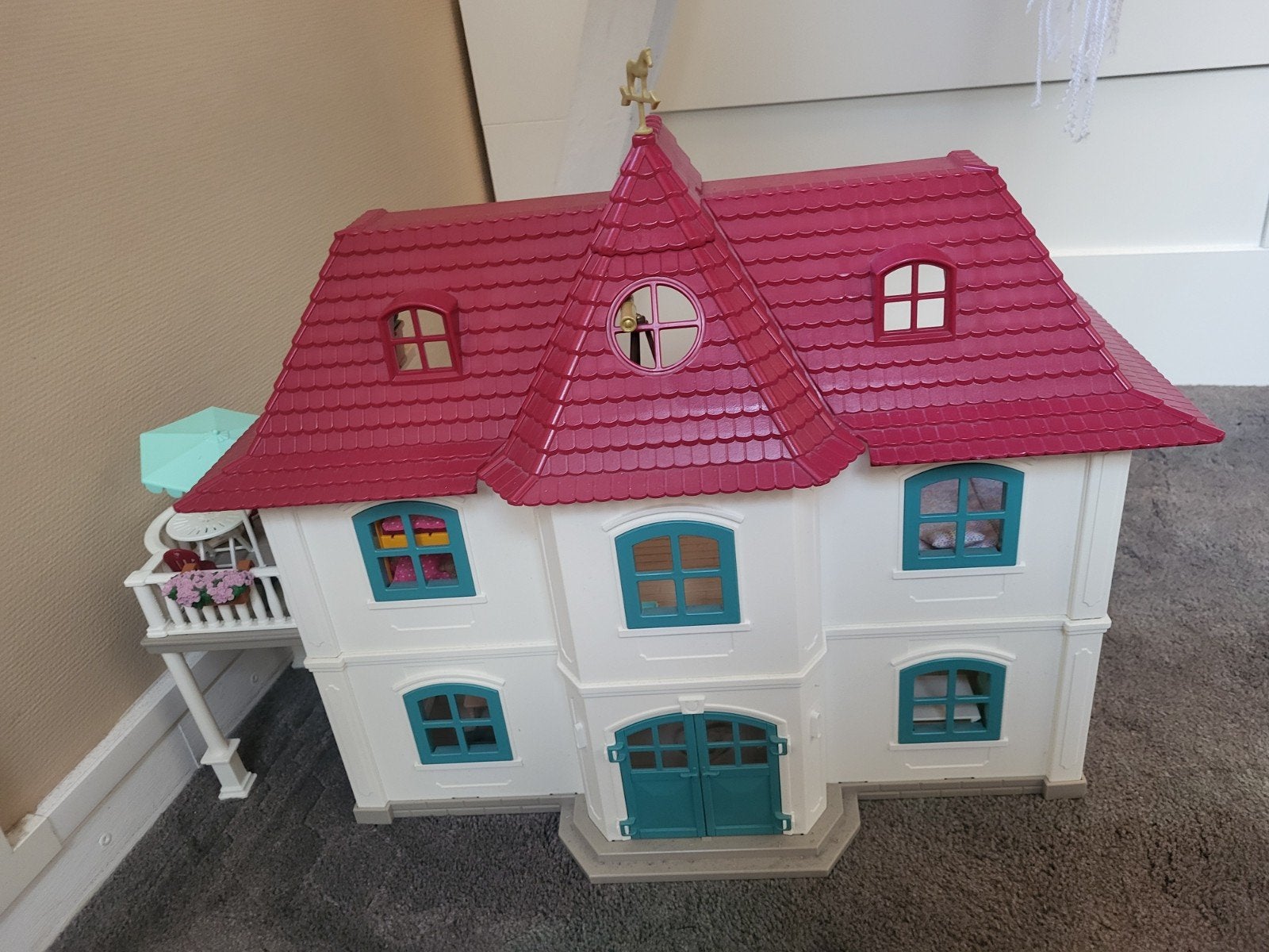 Groot Schleich Paardenhuis met veel accessoires, Ophalen of Verzenden, Zo goed als nieuw, Jongen of Meisje