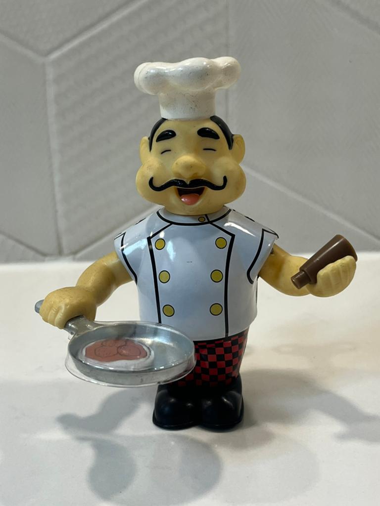 Blikken speelgoed Louie The Chef Wind-Up (2006, Rocket USA), Verzenden, Zo goed als nieuw