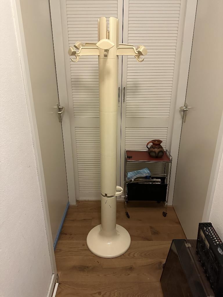vintage kapstok space age, Kunststof, Gebruikt, Ophalen of Verzenden, Staande kapstok