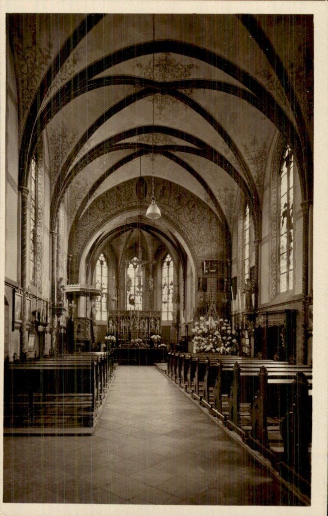 Oostrum - Genaedekapel - Interieur, Ophalen of Verzenden, 1920 tot 1940, Ongelopen, Limburg