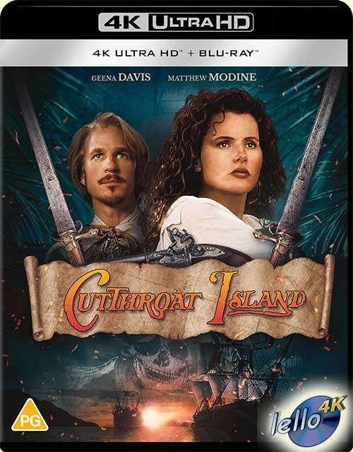 Blu-ray 4K: Cutthroat Island (1995 Geena Davis) UK niet NLO, Cd's en Dvd's, Ophalen of Verzenden, Nieuw in verpakking, Avontuur
