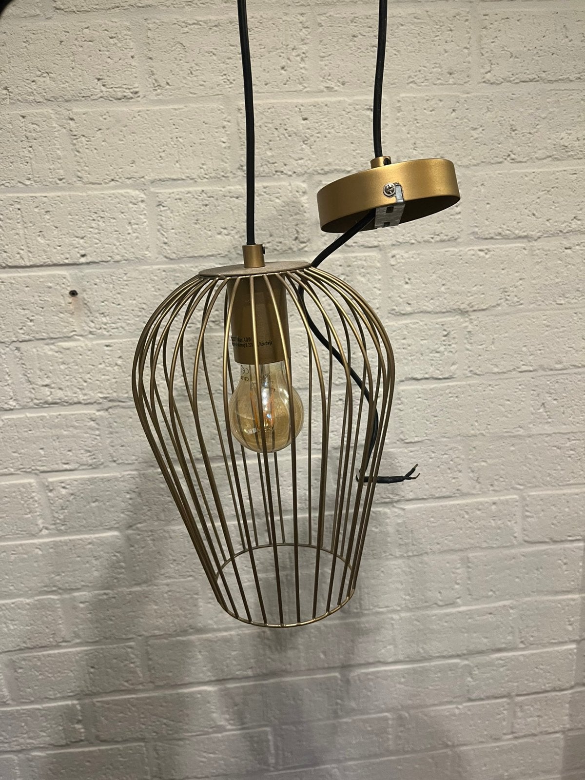 Hanglamp Lagos, Ophalen, Gebruikt, Goud