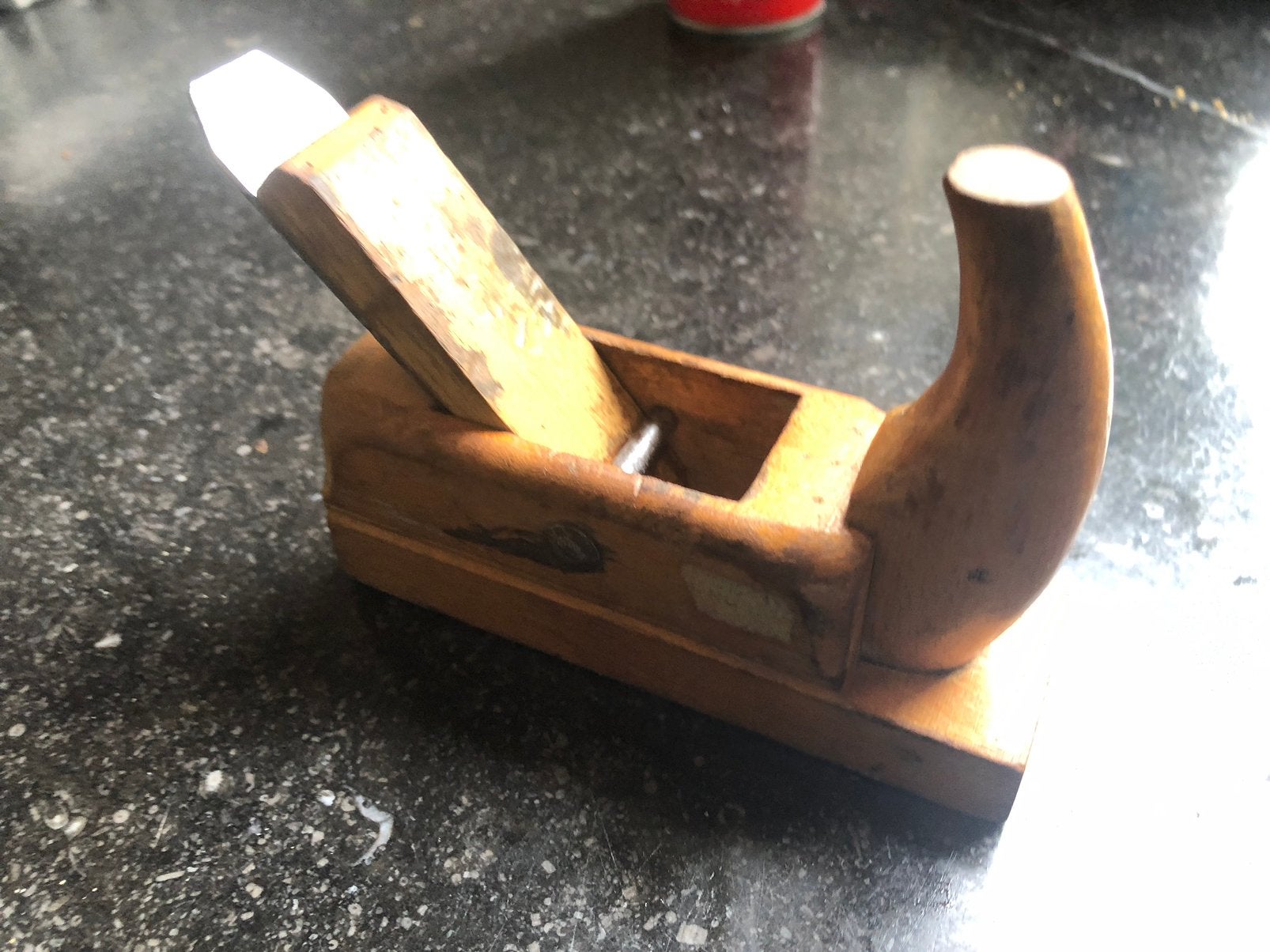 Vintage mini blokschaaf  schaaf, Ophalen of Verzenden, Gebruikt