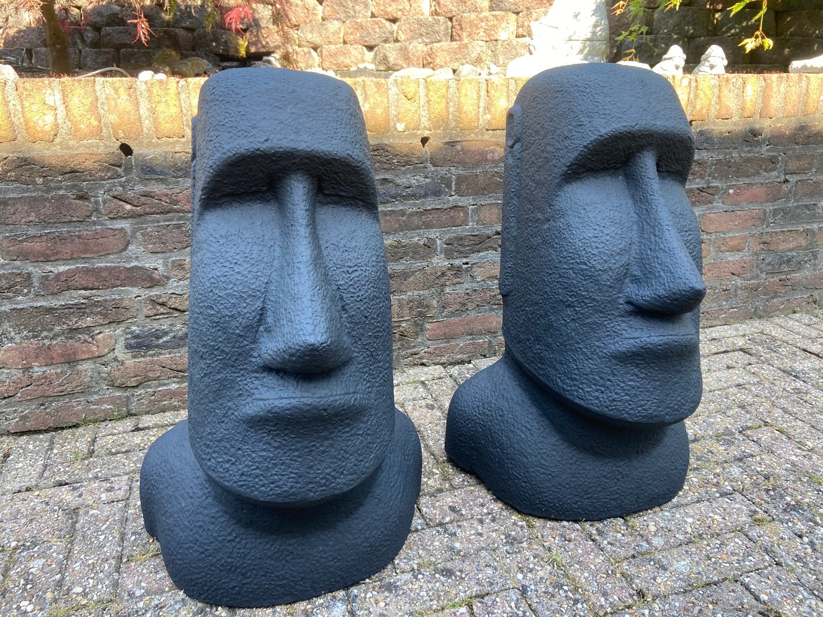 Moai ( Paaseilanden ) , hoogte 65cm, Ophalen, Nieuw, Beton, Abstract beeld