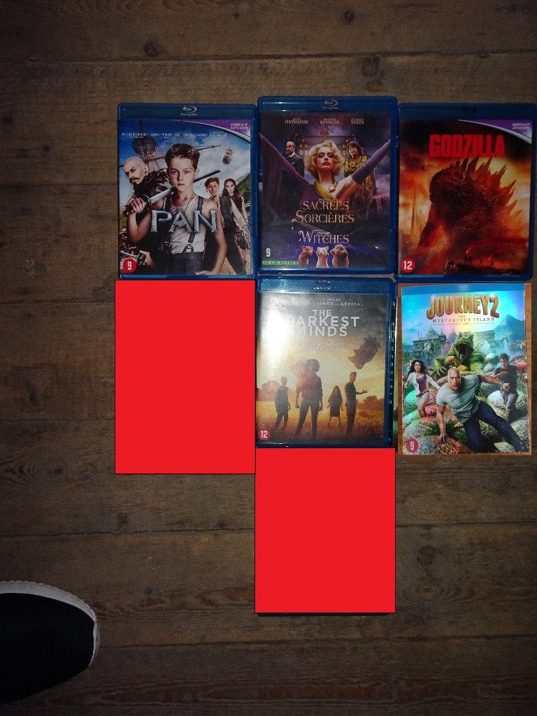 Fantasy blu-rays: The Witches (2020) + Pan + Godzilla (2014), Ophalen of Verzenden, Zo goed als nieuw