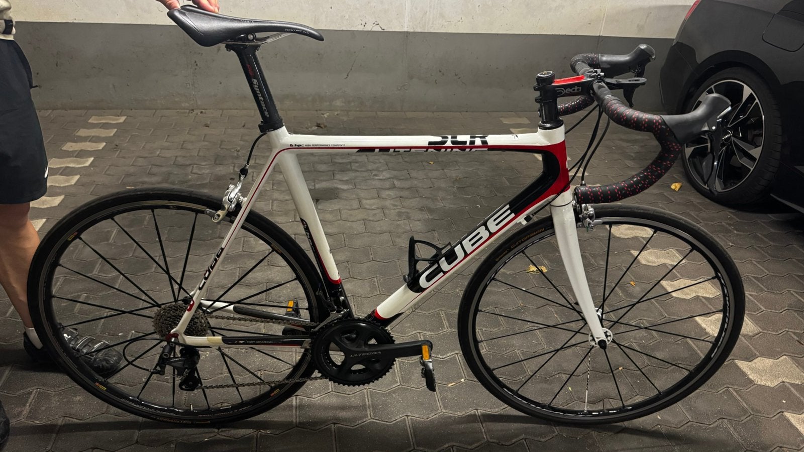 Cube Litening Carbon Racefiets 58 Ultegra 2x11 Mavic Ksyrium, Fietsen en Brommers, Velgrem, Zo goed als nieuw, 57 tot 61 cm, Meer dan 20 versnellingen