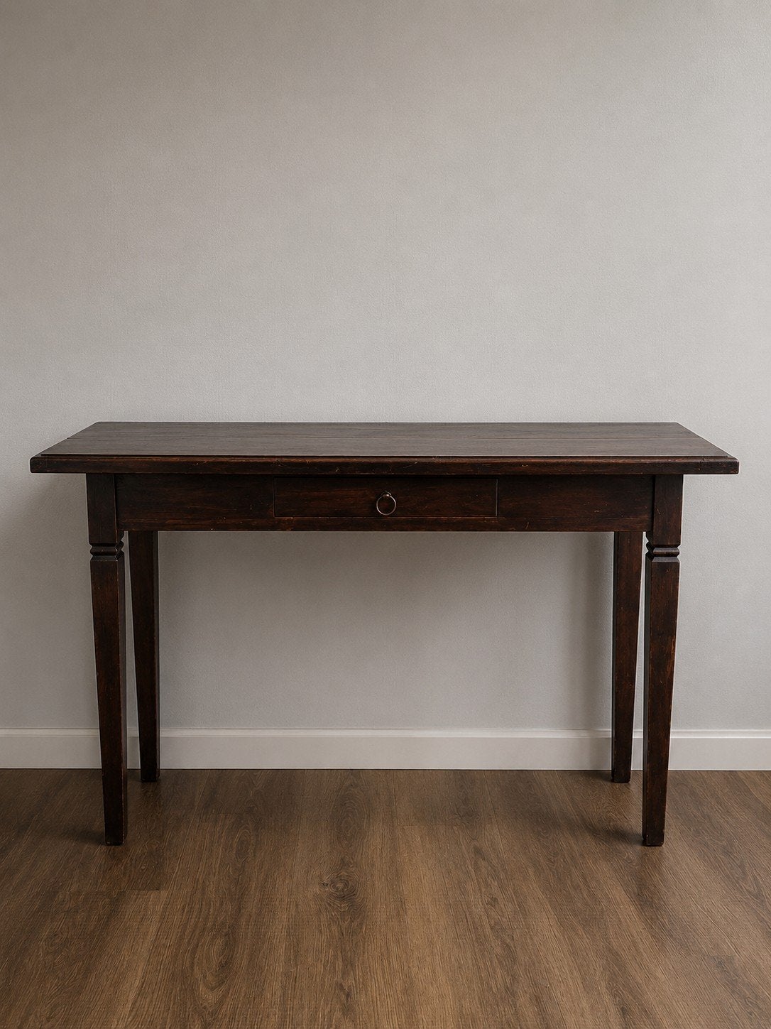 Koloniale houten sidetable met lade, Ophalen, Gebruikt, Klassiek, Tot twee personen