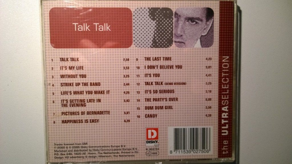 Talk Talk - The UltraSelection, Ophalen of Verzenden, Zo goed als nieuw, Pop, Album