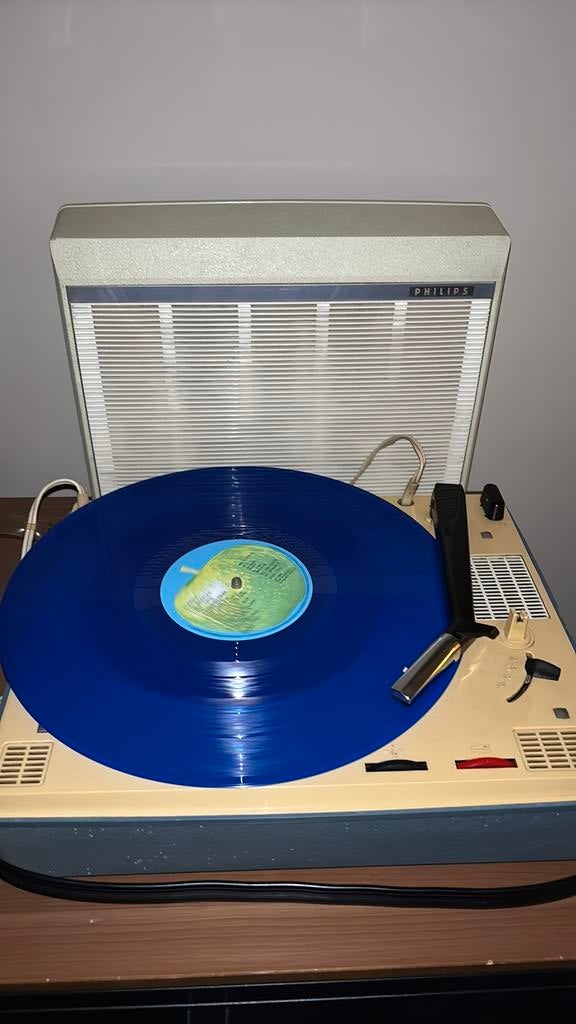 Vintage Philips Platenspeler - Draagbaar en Functioneel, Ophalen of Verzenden, Gebruikt, Platenspeler, Philips