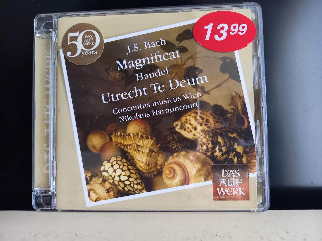 Bach : Magnificat BWV 243 Te Deum, Ophalen of Verzenden, Modernisme tot heden, Zo goed als nieuw, Overige typen