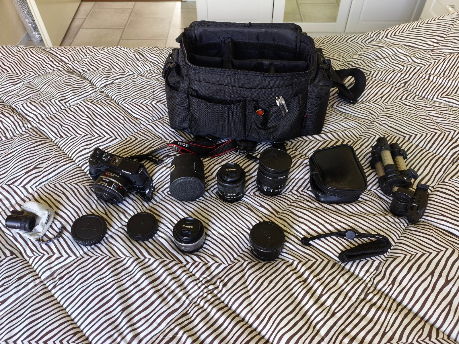 Canon diverse lenzen EF en M, plus een Canon M6 MK 2, Ophalen