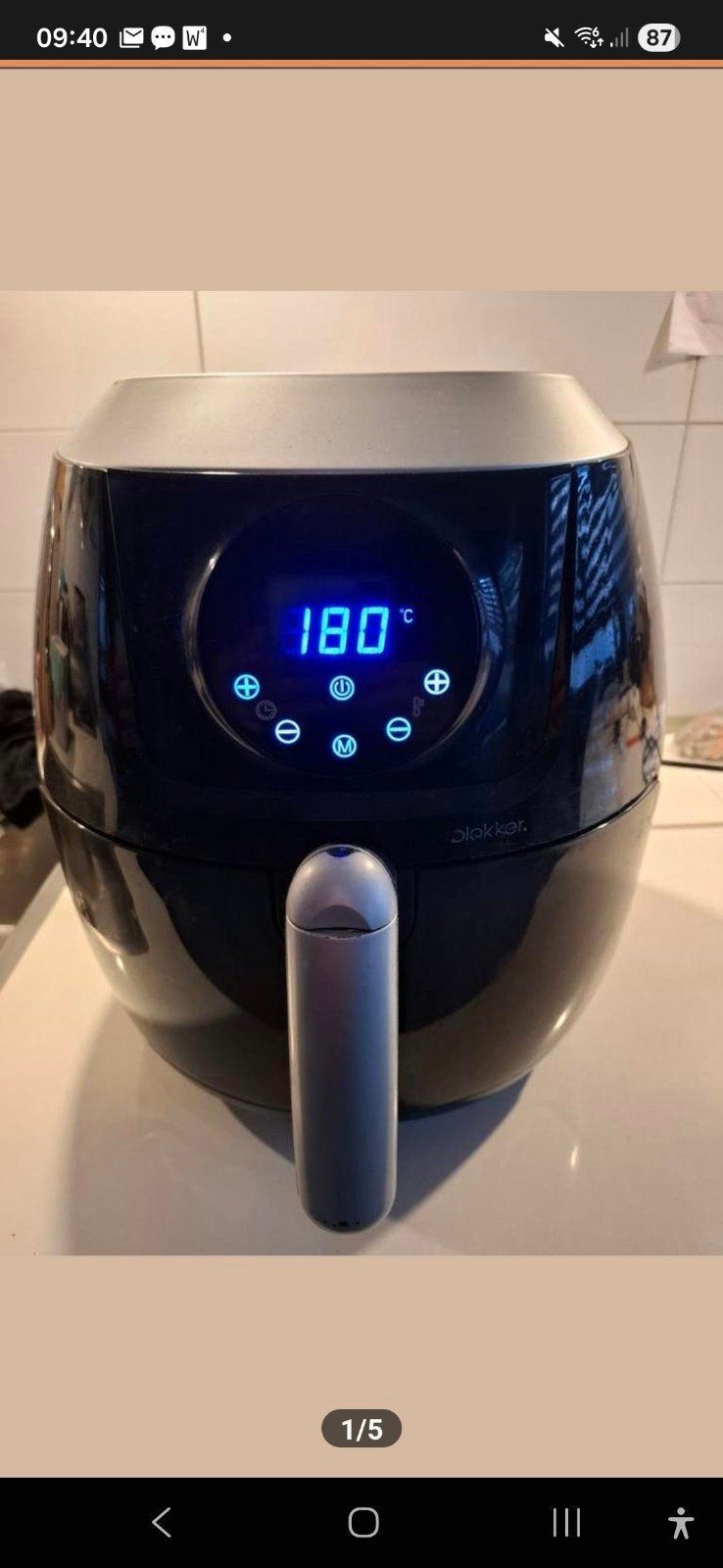 Airfryer Blokker, Witgoed en Apparatuur, Ophalen, Gebruikt, Airfryer