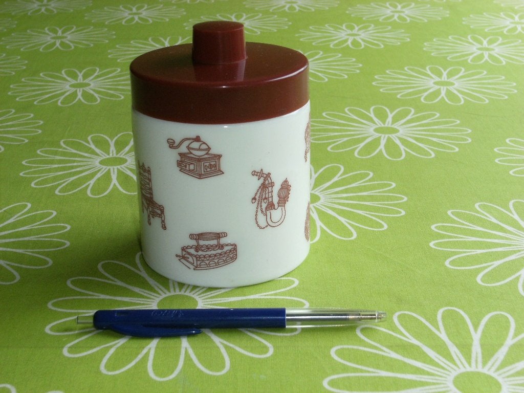 Vintage opaline potje huisraad jaren 60, Ophalen of Verzenden, Overige typen