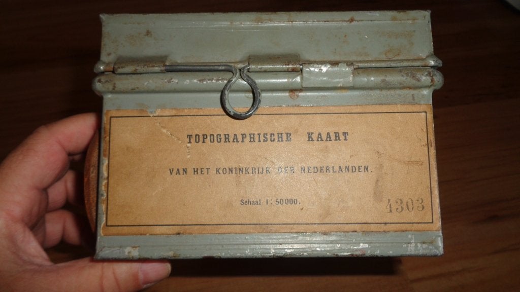 NED leger stafkaart kist voor 1940 mobilisatie, Verzamelen, Verzenden, Overige soorten, Nederland, Overige typen