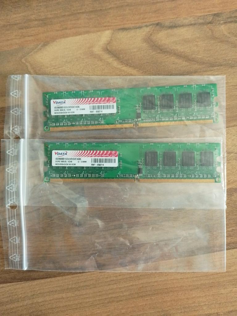 Tegen verzendkosten: Vdata DDR2 1GB Geheugenmodule, Onbekend, Ophalen of Verzenden, DDR2, Desktop