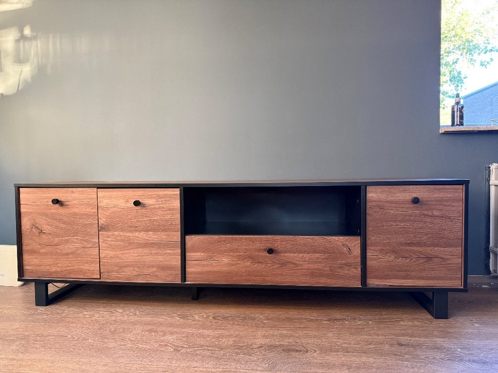 TV-meubel, Ophalen, 150 tot 200 cm, Zo goed als nieuw, Minder dan 100 cm