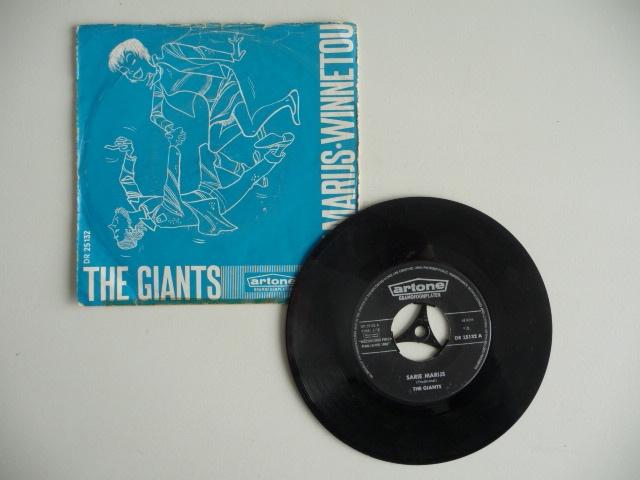single THE GIANTS -SARIE MARIJS - ARTONE RECORDS, 1962 (R), Gebruikt, 7 inch, Single, Ophalen of Verzenden
