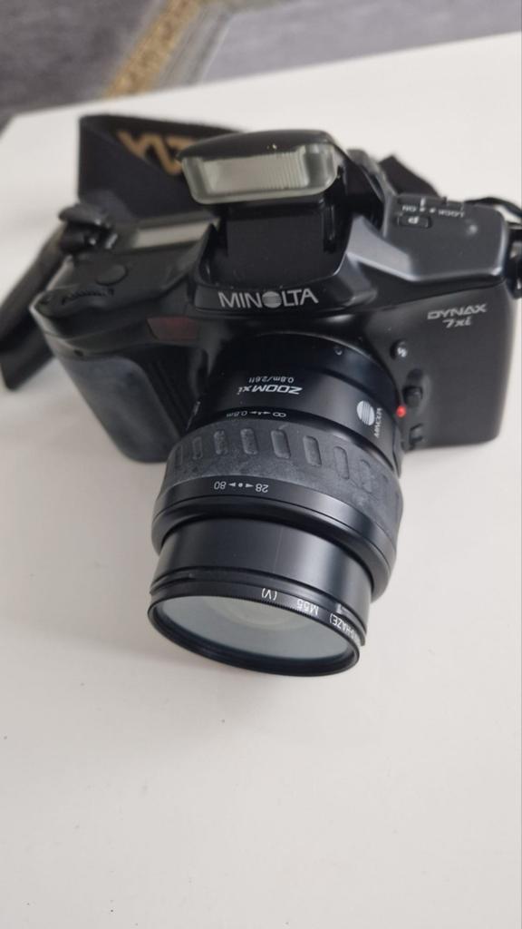Minolta Dynax 7xi 35mm spiegelreflexcamera compleet, Ophalen, Spiegelreflex, Minolta