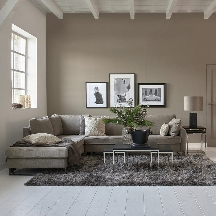 Riviera maison vloerkleed bruin, Ophalen, Zo goed als nieuw, Bruin, Tapijt