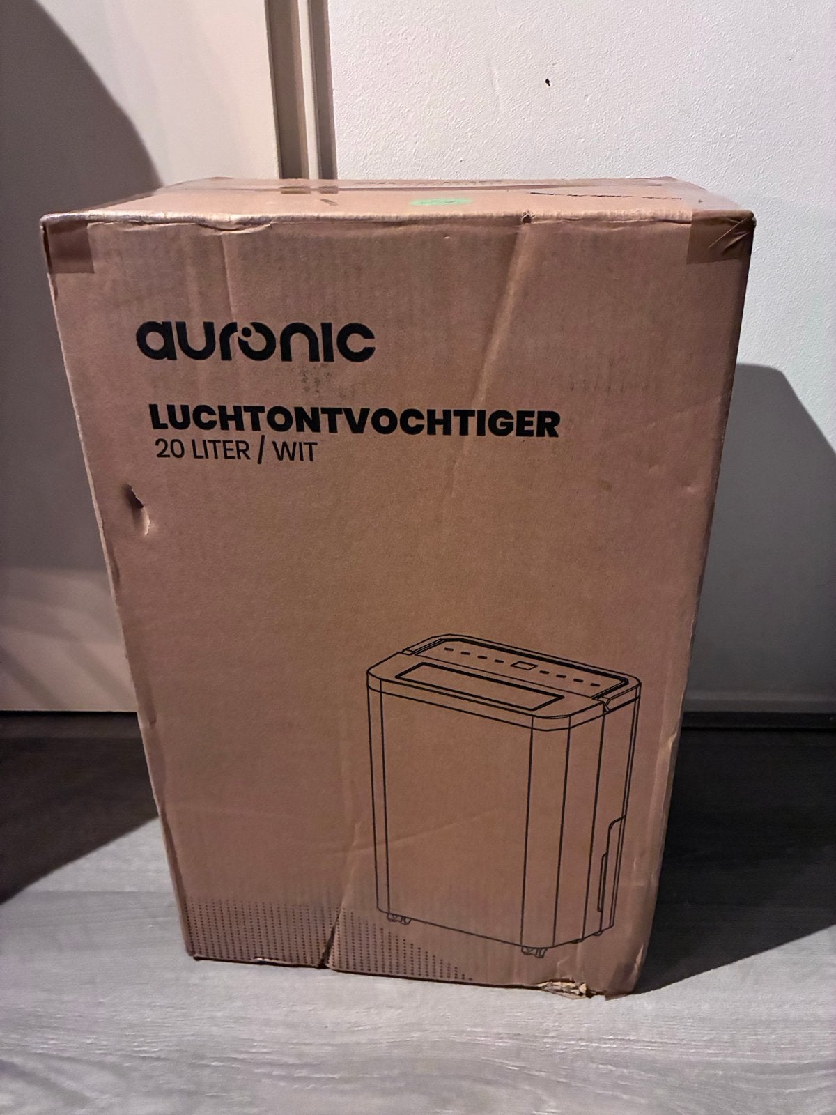 Auronic Luchtontvochtiger en Luchtreiniger 20L Wit, Ophalen of Verzenden, Nieuw, Luchtontvochter