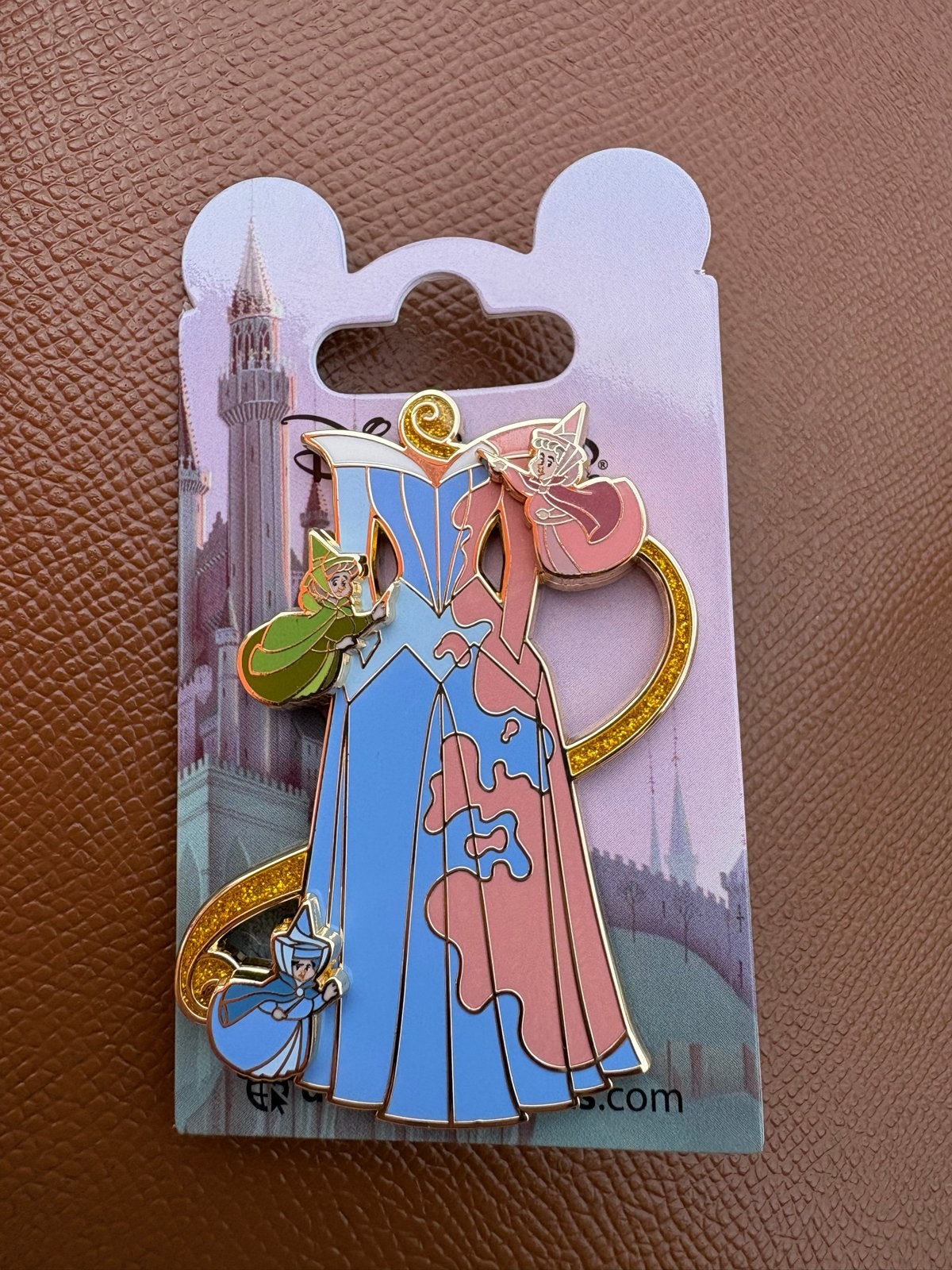 Disneyland Parijs Pin Doornroosje Jurk met Feeën, Ophalen of Verzenden, Sneeuwwitje of Doornroosje, Nieuw, Overige typen