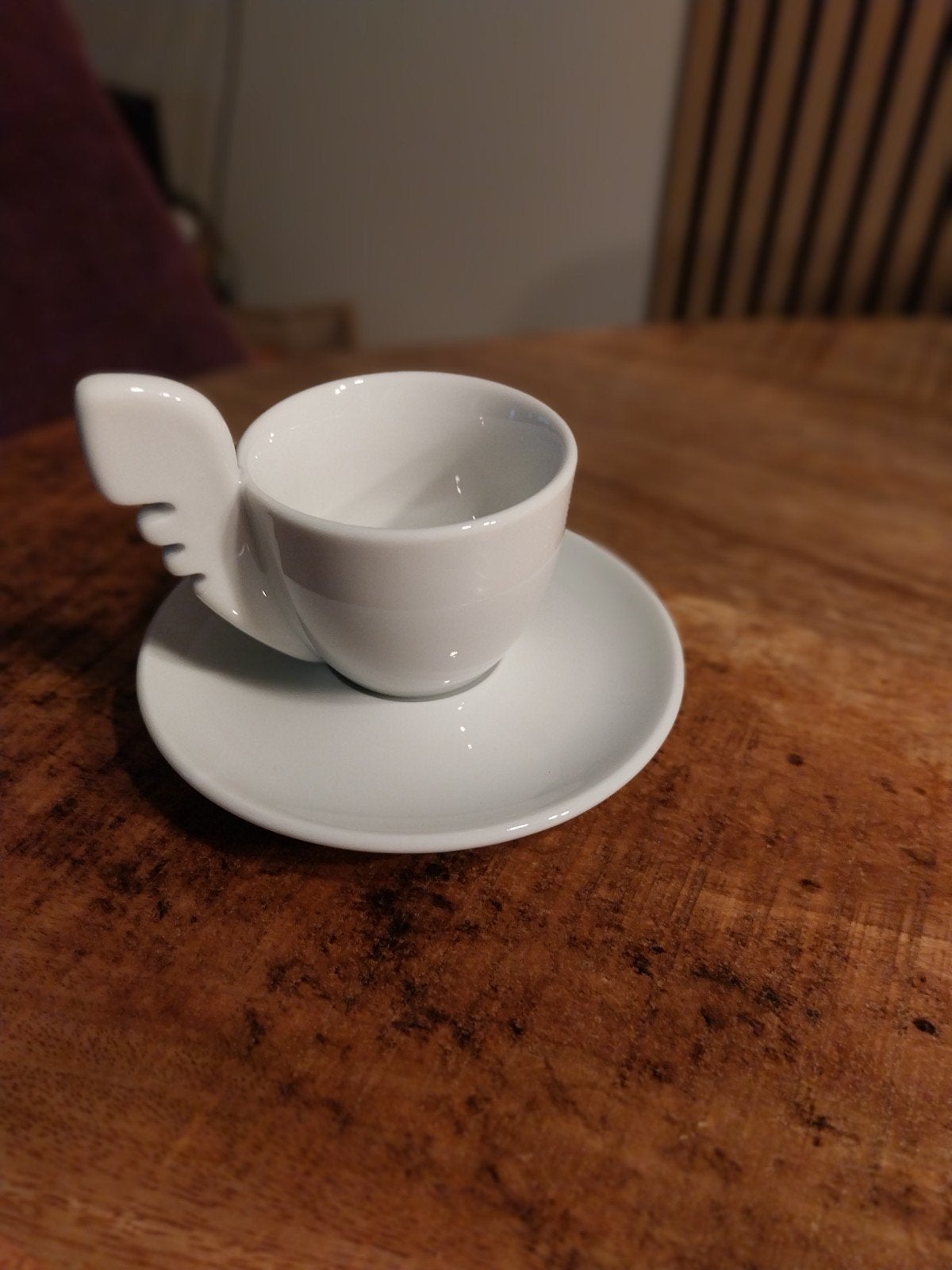 Illy Collection Luca Trazzi 1997 Espressokopje met schotel, Ophalen of Verzenden