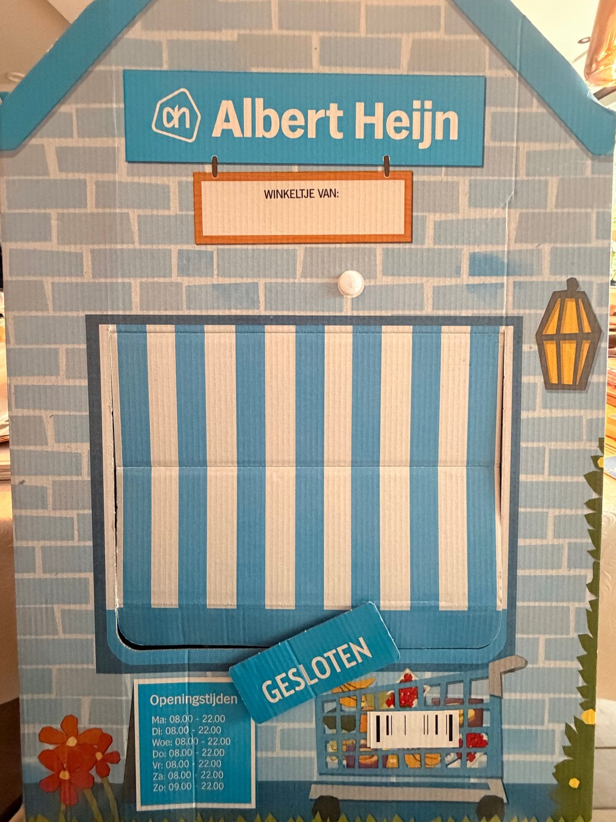 AH Winkeltje Speelgoed Supermarkt met Pinpas en Bonuskaart, Ophalen of Verzenden, Zo goed als nieuw, Knutselen