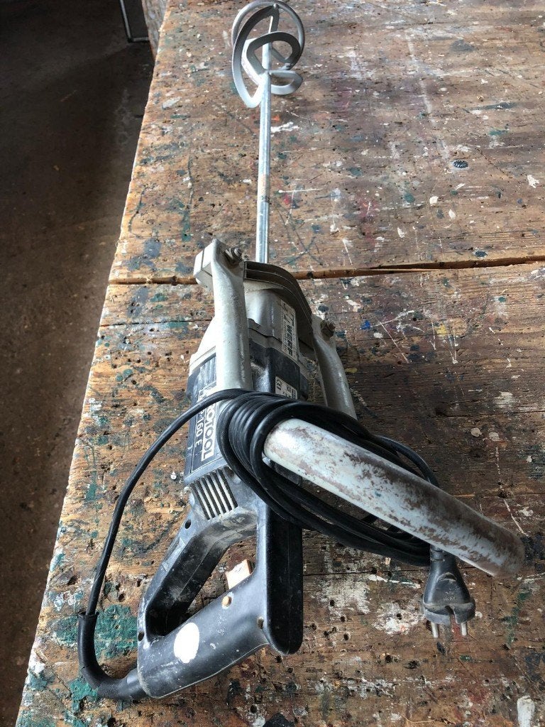 Mixer Mengmachine, Ophalen