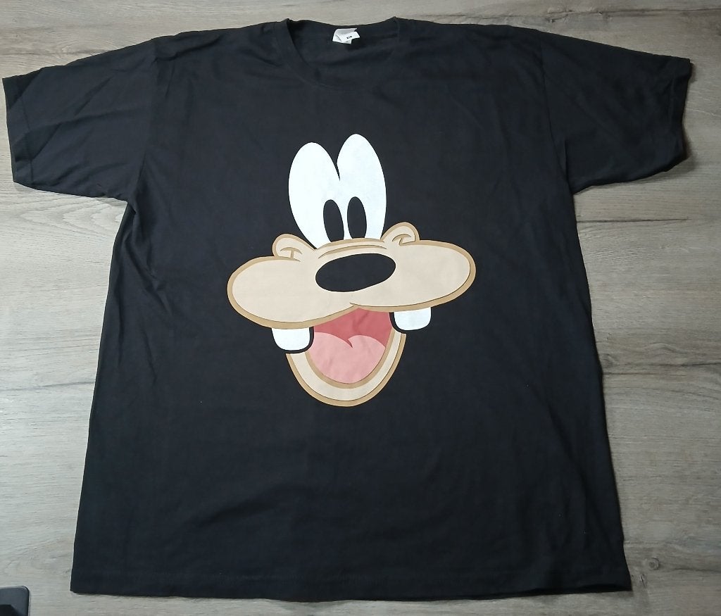 Disney Goofy T-Shirt, Zwart, Maat 56/58 (XL), Ophalen of Verzenden, Fruit of the loom