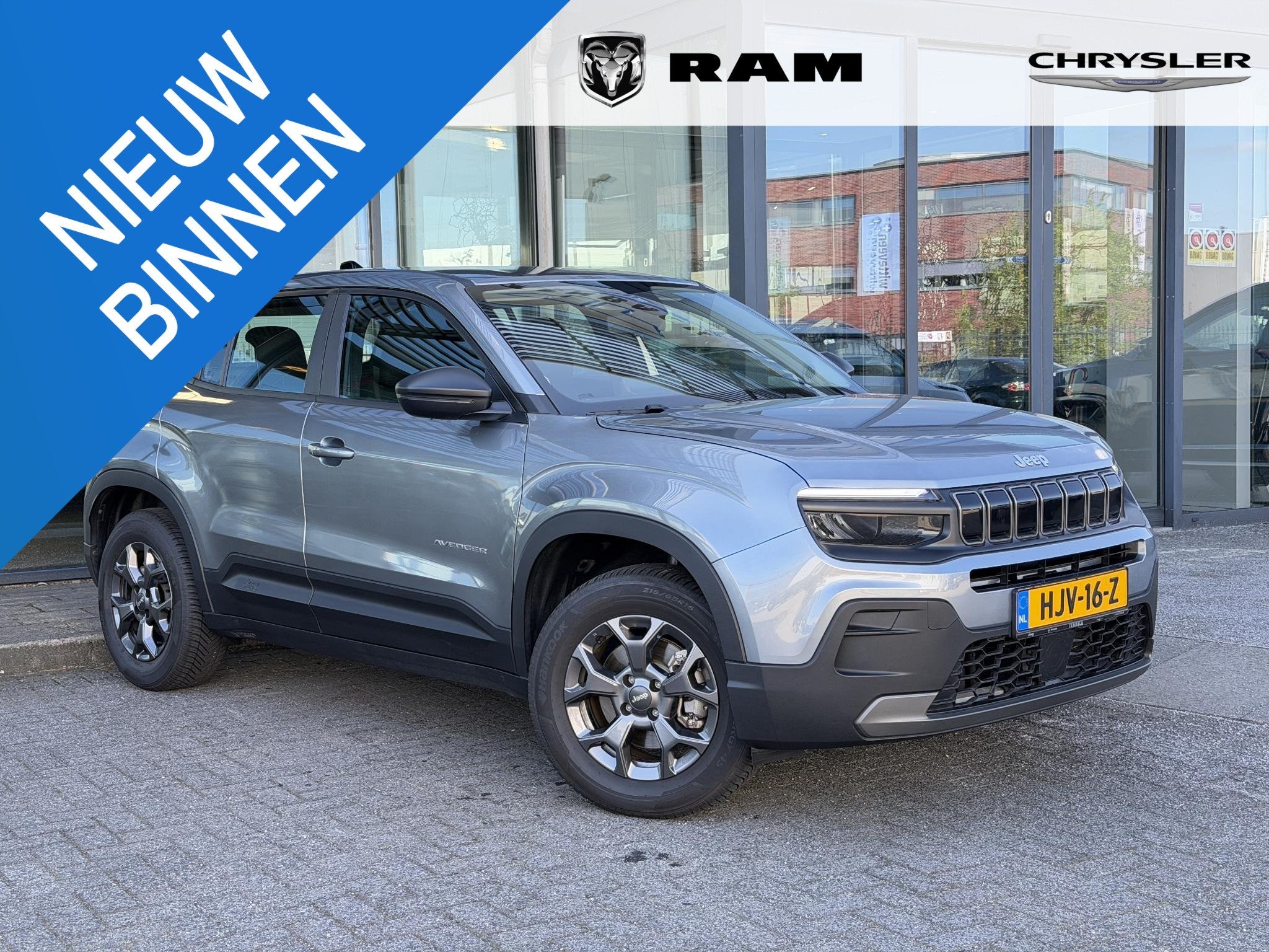 Jeep Avenger 1.2 e-Hybrid Longitude 1ste eigenaar, Auto's, Stof, Gebruikt, Euro 6, 1199 cc