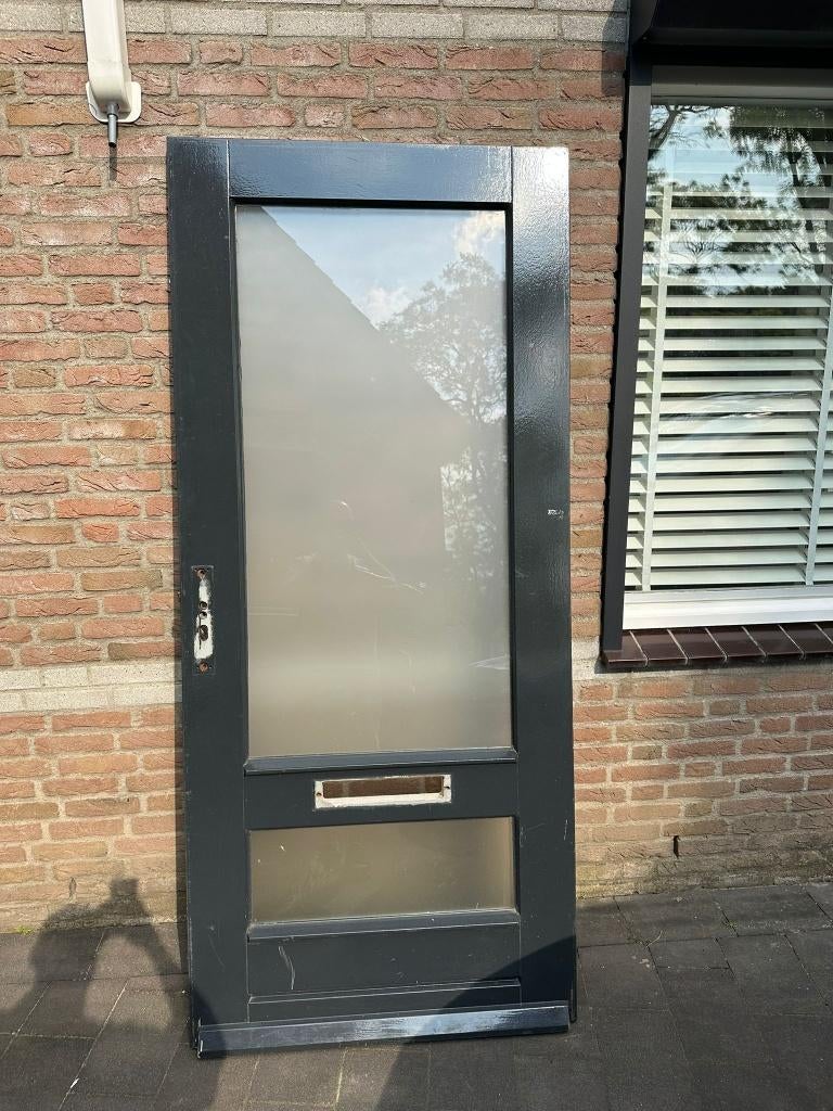 voordeur, Doe-het-zelf en Verbouw, Ophalen, Gebruikt, 80 tot 100 cm, Buitendeur