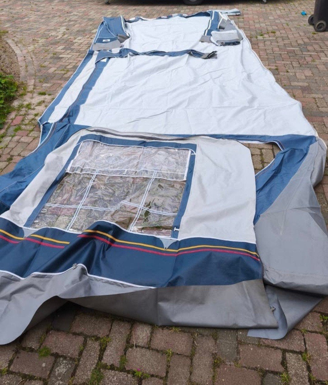 Dorema voortent omloopmaat 10 aluminium frame, Ophalen, Gebruikt