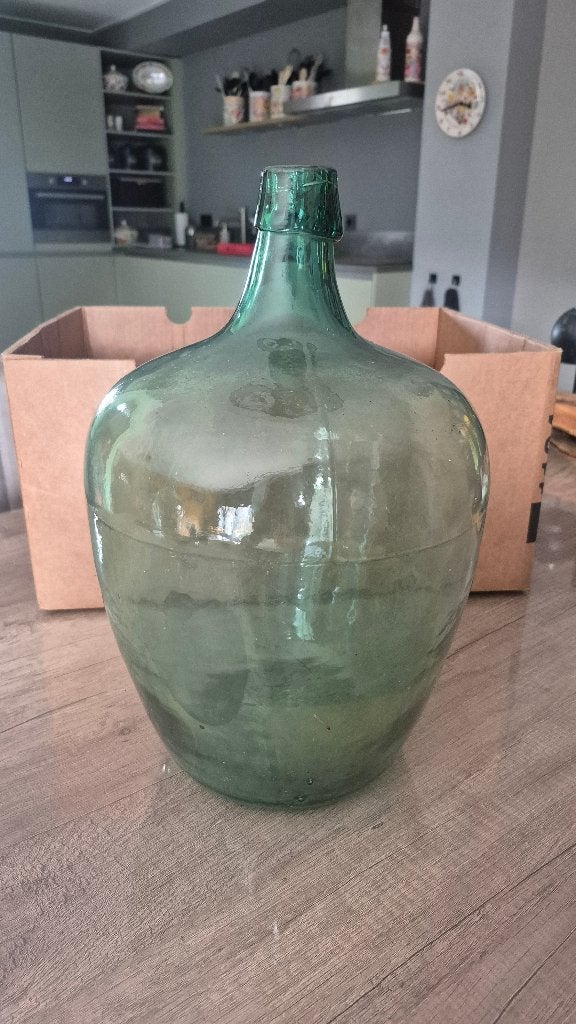 Vintage gistfles (Grijs - Groen), Ophalen of Verzenden