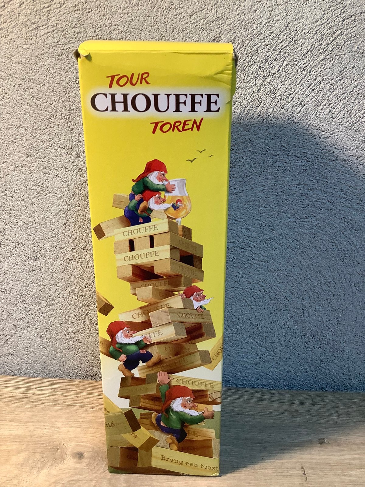 La Chouffe blokken toren jenga, Ophalen of Verzenden, Gebruikt