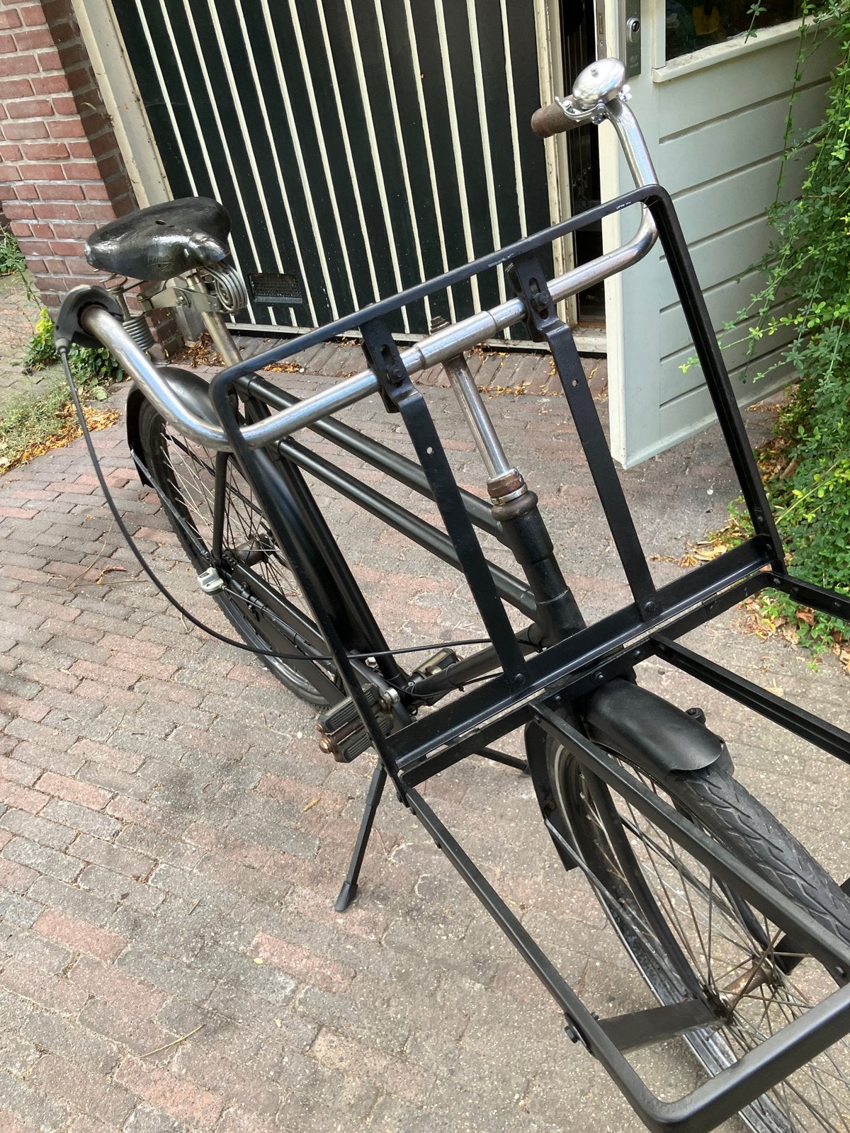 Klassieke transportfiets jaren 30., Fietsen en Brommers, 59 cm of meer, Ophalen, Terugtraprem, Jaren '30