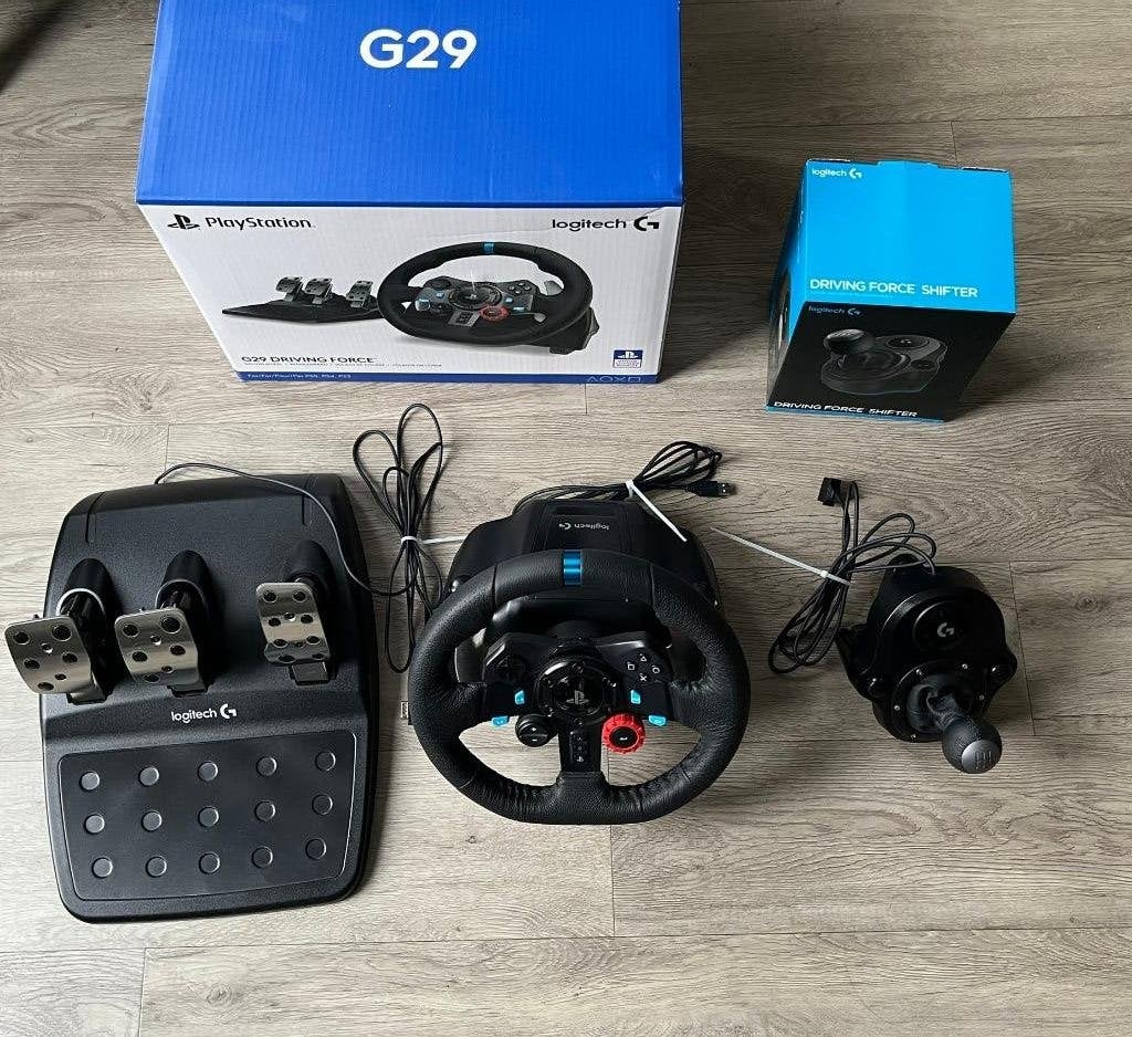 Logitech G29 met shifter, Spelcomputers en Games, Ophalen, Zo goed als nieuw, Playseat of Racestoel, PlayStation 4