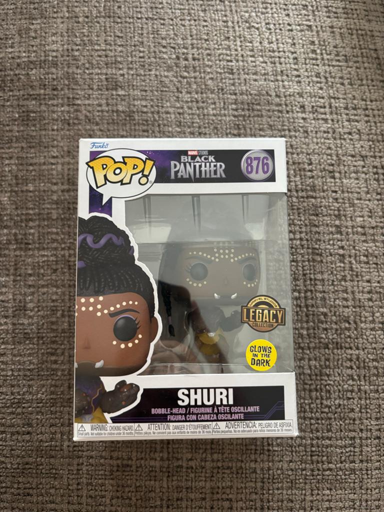 Funko Pop! Black Panther Shuri #876 Glow in the Dark, Ophalen of Verzenden, Nieuw