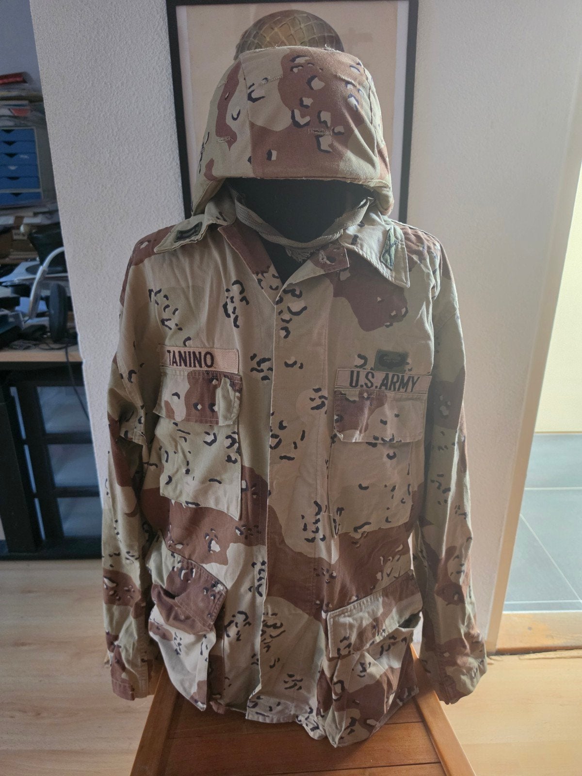 Somalië inzet US army. Black hawk down., Ophalen of Verzenden, Landmacht, Amerika, Helm of Baret
