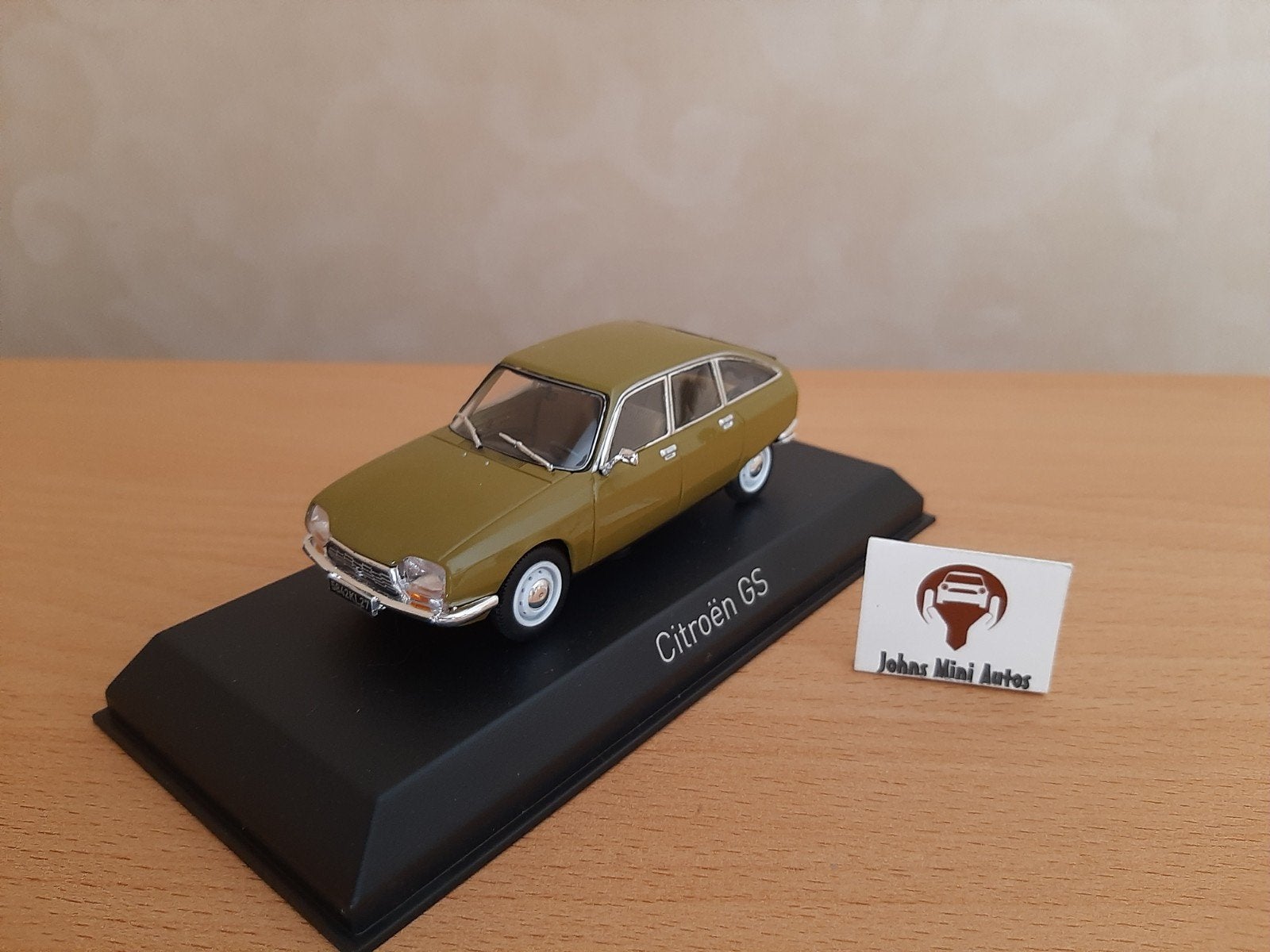 Citroën GS 1971 in bronze van Norev 1:43, Hobby en Vrije tijd, Auto, Norev, Ophalen of Verzenden, Norev