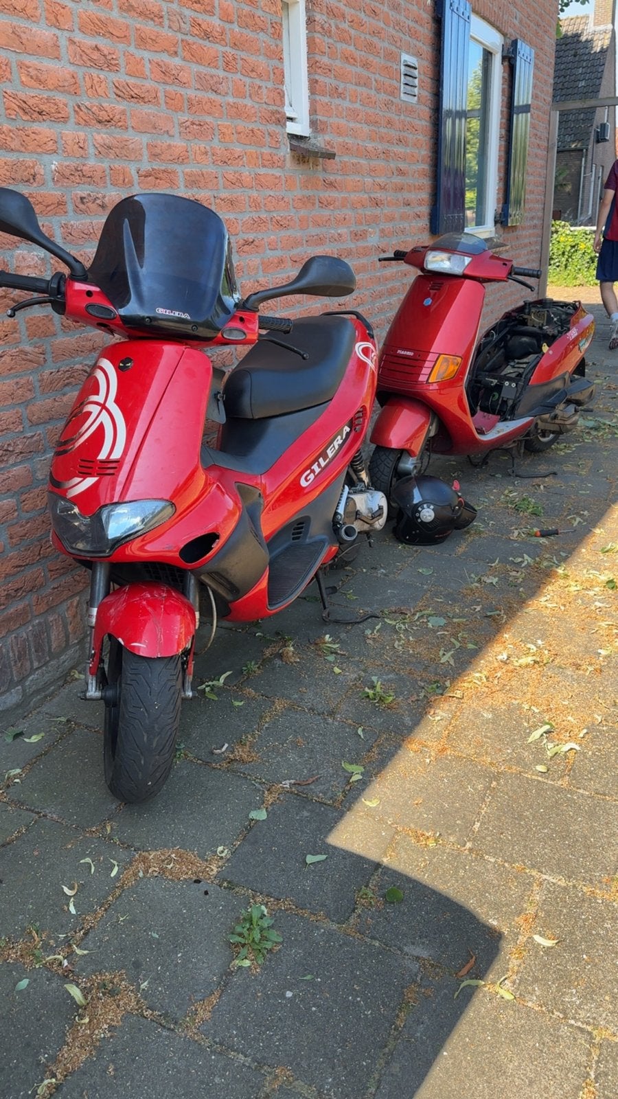 Gilera Runner 70cc met wok - Rode sportscooter tekoop/teruil, Ophalen, Gebruikt, Maximaal 45 km/u, 70 cc