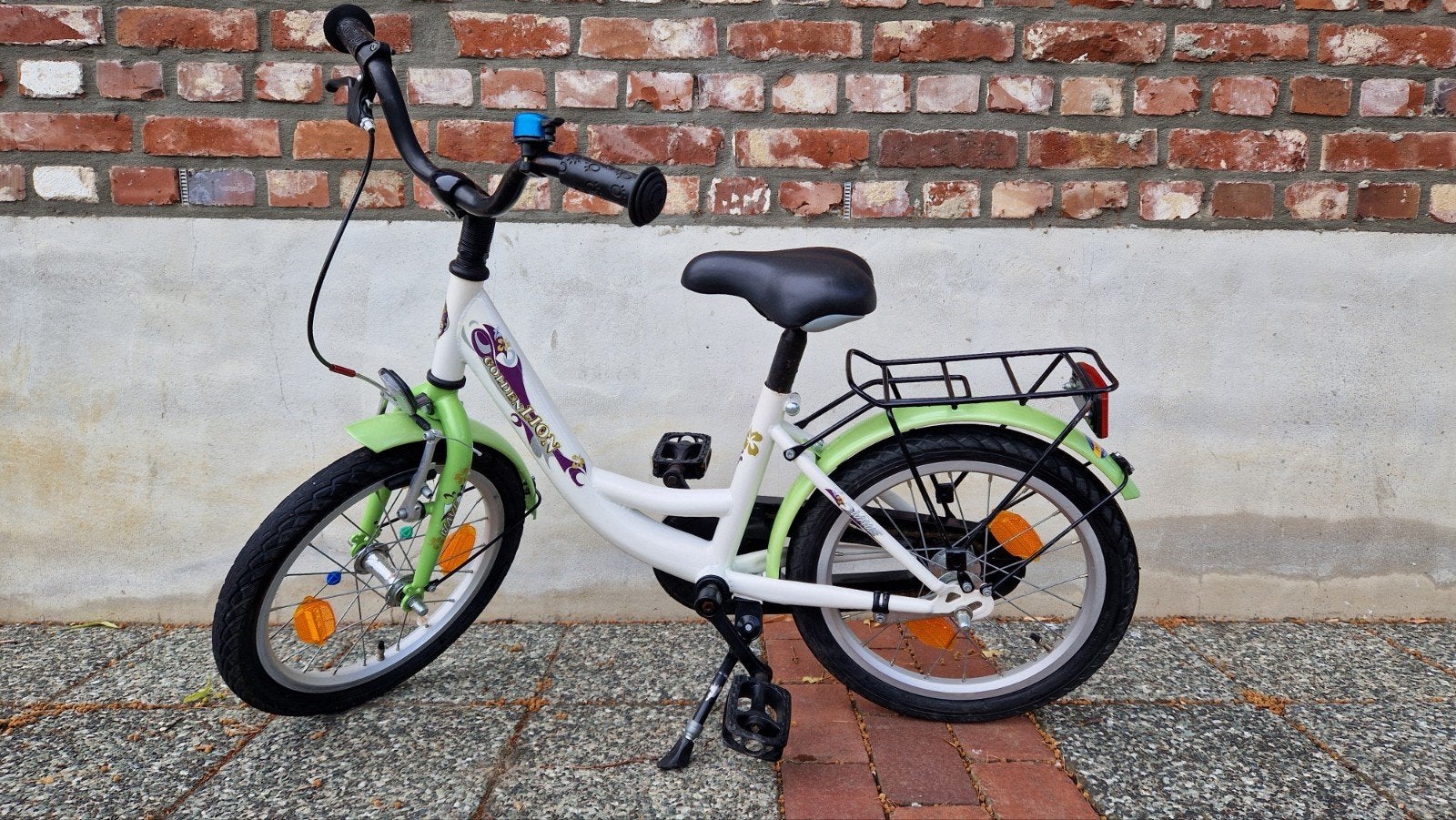 16 inch kinderfiets, Ophalen, Terugtraprem, Golden Lion, 16 tot 20 inch